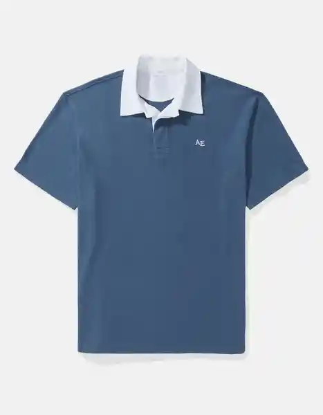 Polo Hombre Azul Talla: XXL 4881410 American Eagle