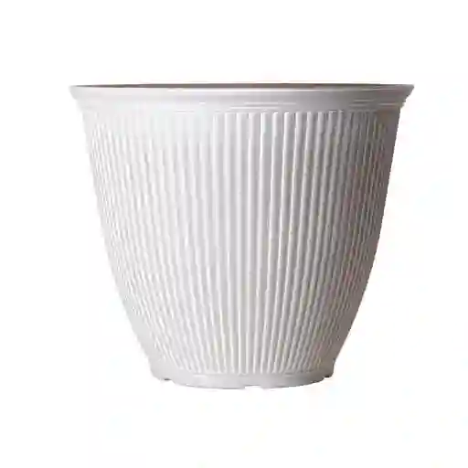 Maceta Plástica Billie Blanca Outzen