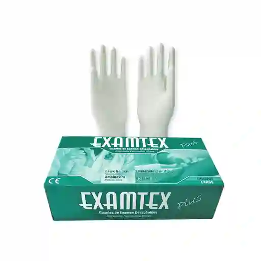 Examtex Guantes De Latextalla L X 100Und