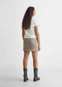Camiseta Brook Off White Talla 19 Teen Niñas Mango