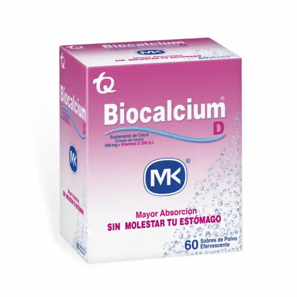 Biocalcium D MK Efervescente Calcio con Vitamina D
