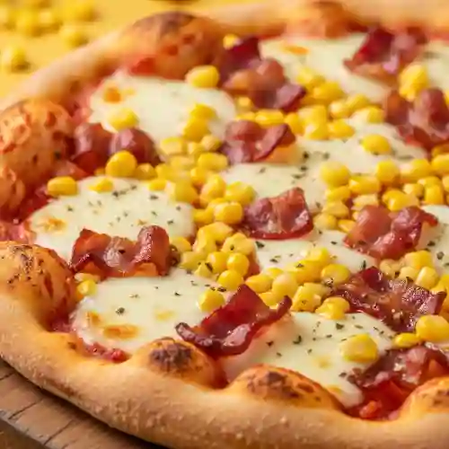 Pizza Tocineta y Maiz Fam