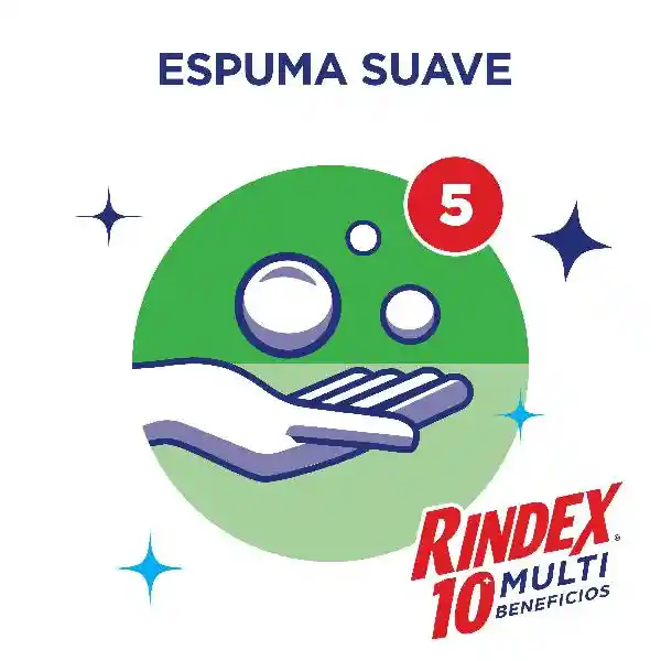 Rindex 10 Multi Beneficios Detergente Multiusos En Polvo 4 Kg