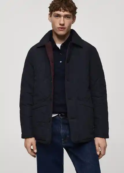 Chaqueta Harry Navy Talla L Hombre Mango