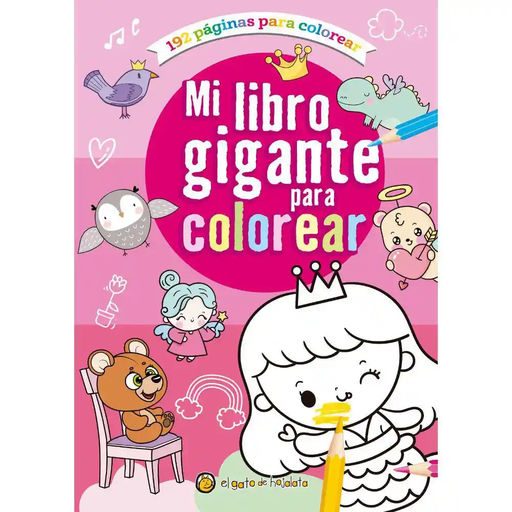 Mi Libro Gigante Para Colorear: Rosa de Hojalata El Gato