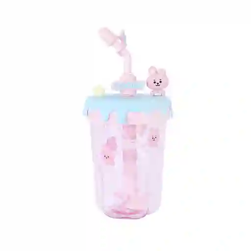 Vaso Pitillo Para Mezclar Baby Cooky 560 mL Serie Bt21 Miniso
