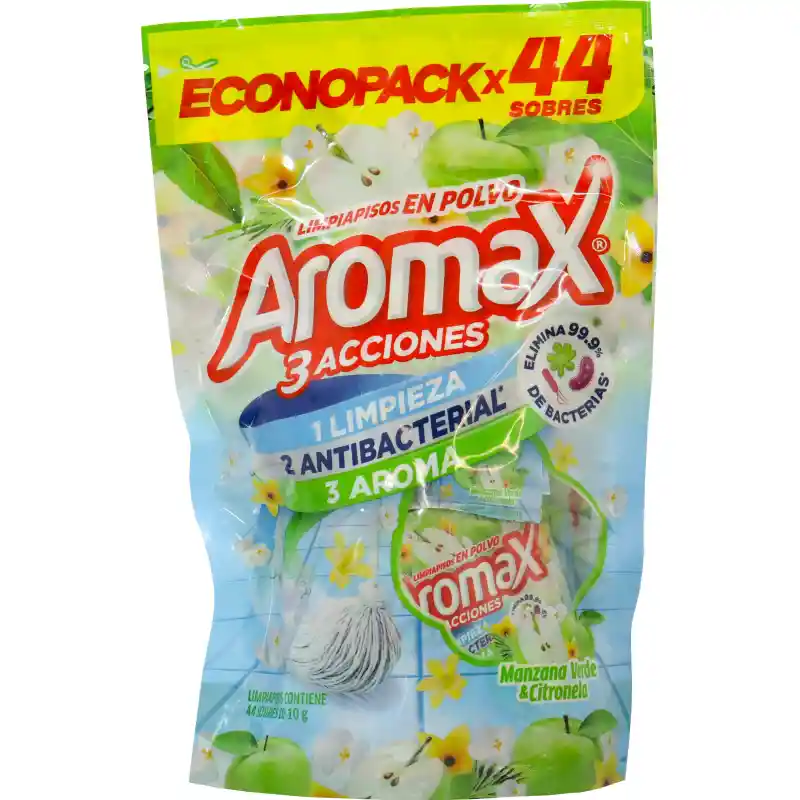 Aromax Limpiapiso en Polvo 3 Acciones Dúo