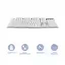 Teclado Metálico Gaming Blanco Mod Swgk813 Miniso
