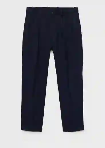 Pantalón Delave Navy Talla 42 Hombre Mango