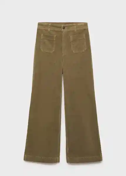 Jean Catherip Khaki Talla 40 Mujer Mango