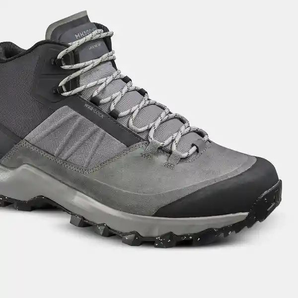 Quechua Botas Impermeable Mid Hombre Gris Talla 44 MH500