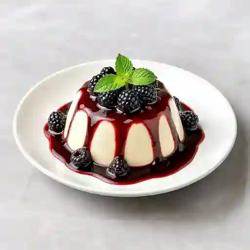 Cuajada Con Melao, Mora Y Menta