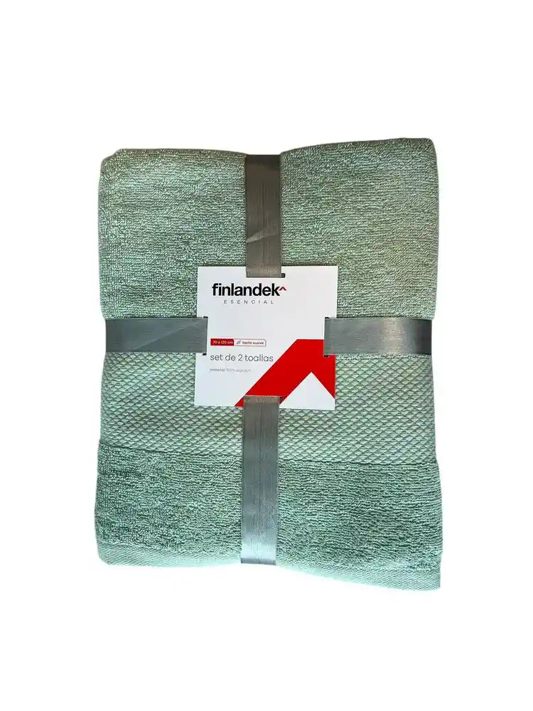 Setx2 Pzas Toalla Baño Finlandek Toacotton8