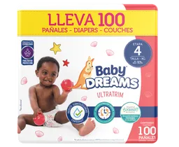 Baby Dreams Pañales Ultratrim Etapa 4 X100