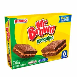 Brownie Arequipe 6P Bimbo 360 G