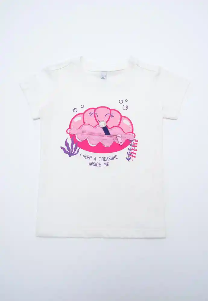 Camiseta Manga Corta 5t-ivory
