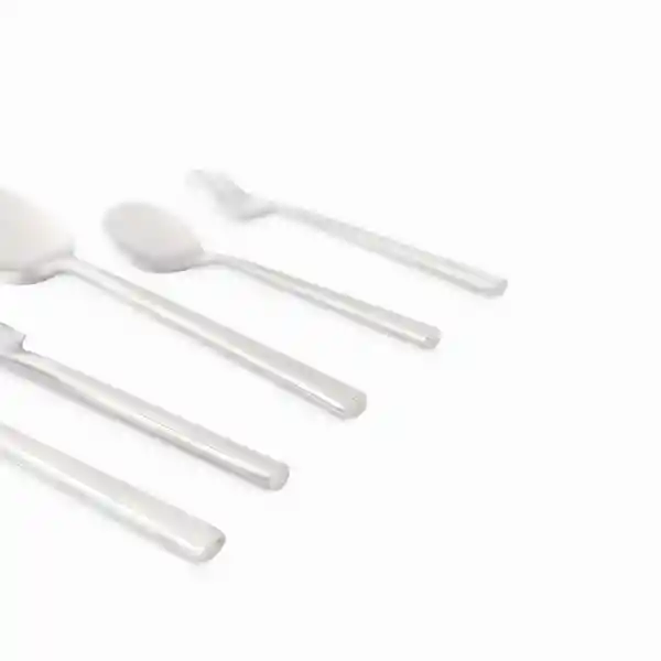 Set Cubiertos Austin Plateado Ambiente Gourmet