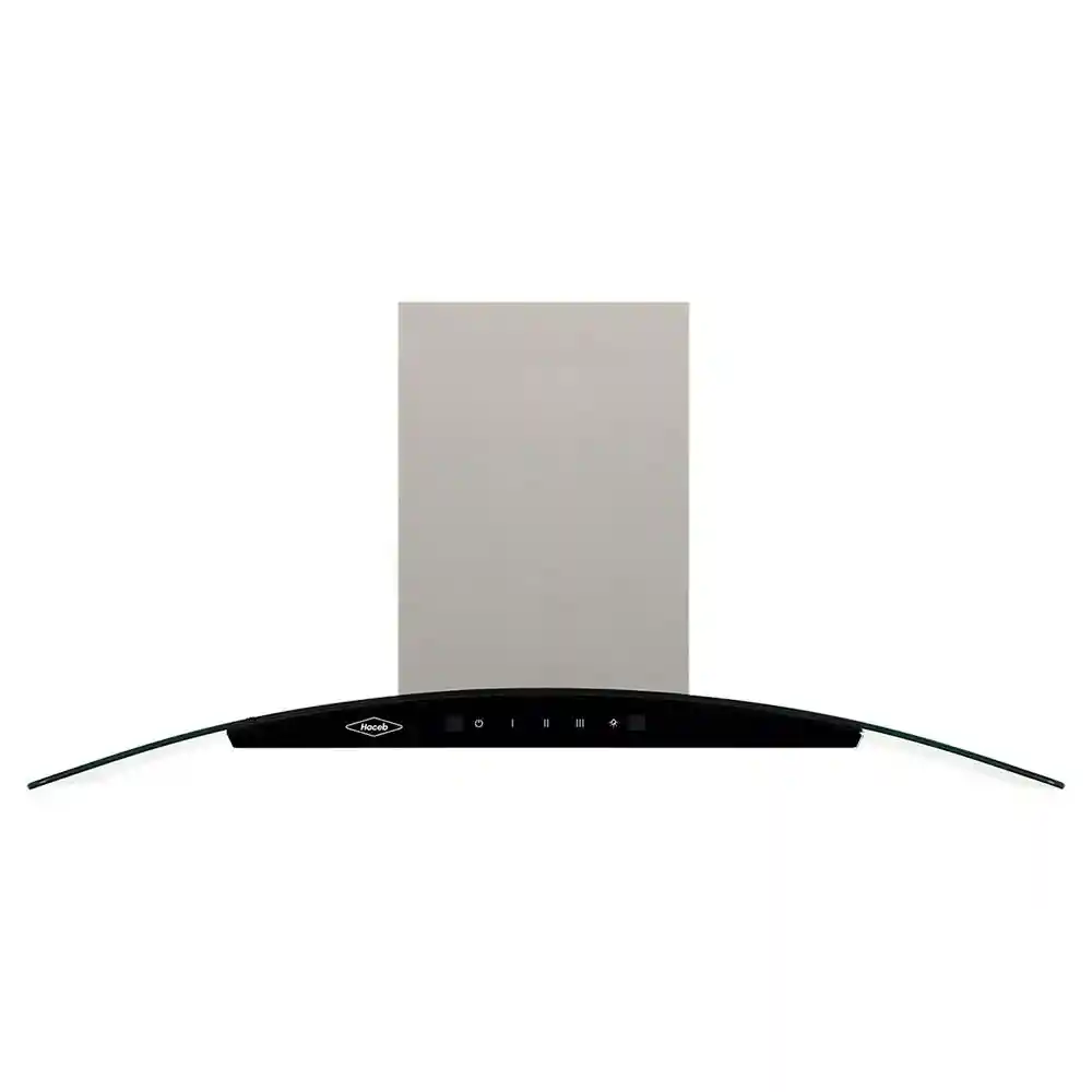 Campana Pared Haceb 89.80 Cm X 96.20 Cm 3 Velocidades 9003204 Inox - Negro