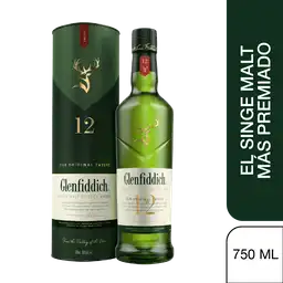 Glenfiddich Whisky 12 Años Single Malt