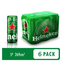 Heineken Cerveza Original Rubia Tipo Pilsen en Lata