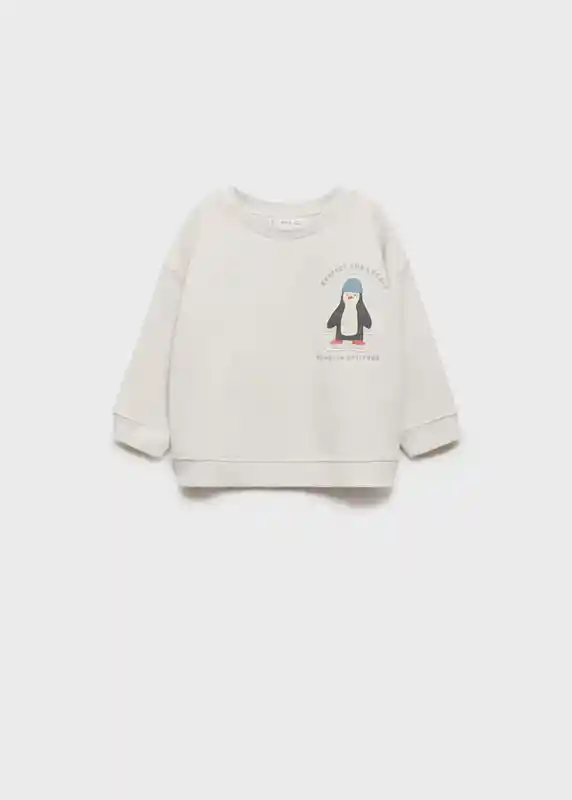 Sudadera Frozen Off White Talla 69 Niños Mango