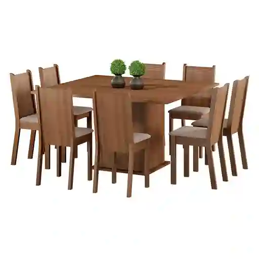 Comedor 8 Sillas 136x136 Clarice M+design