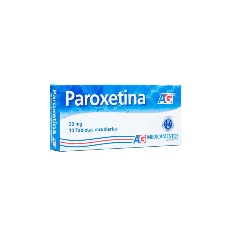 American Generics Paroxetina (20 mg) 10 Tabletas