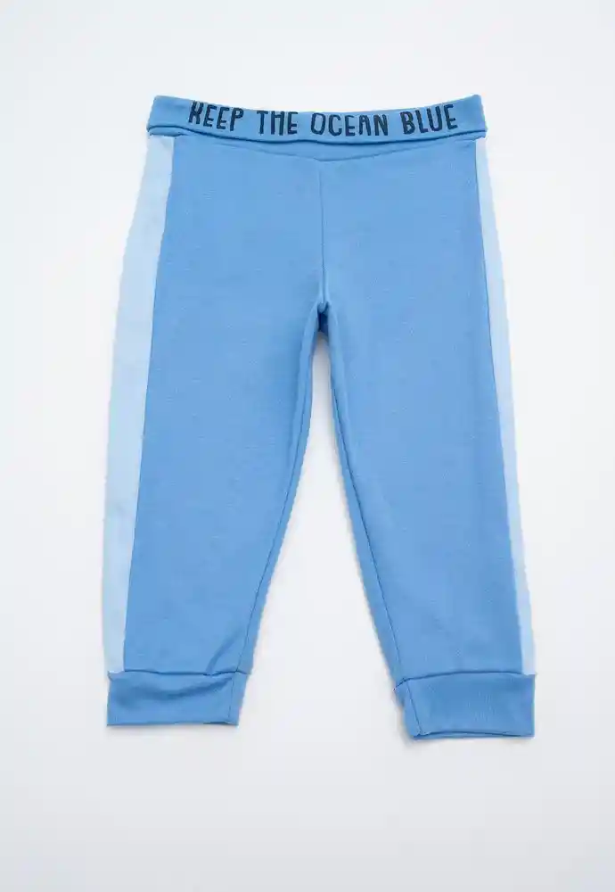Pantalon Niño 6/9 Meses-azul