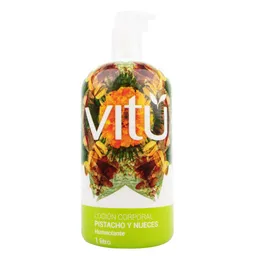 Vitu Loción Corporal Humectante con Pistachos y Nueces