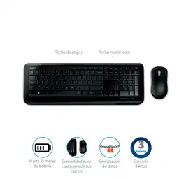 Microsoft Combo Teclado Mouse Wrls 850 Py9 00004