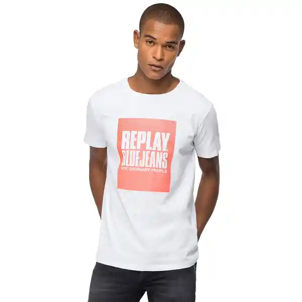 Replay Camiseta Garment Dyed Single Talla S