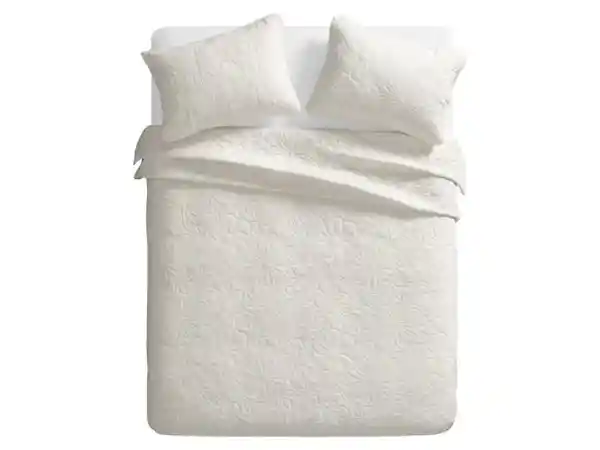 Sábana Velvet Pinsonic Doble Blanca Casaideas