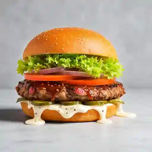 Hamburguesa Carnivora+papas Ala Francesa