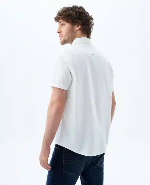 Camisa Hombre Crudo Blanco Talla L 819f001 Americanino