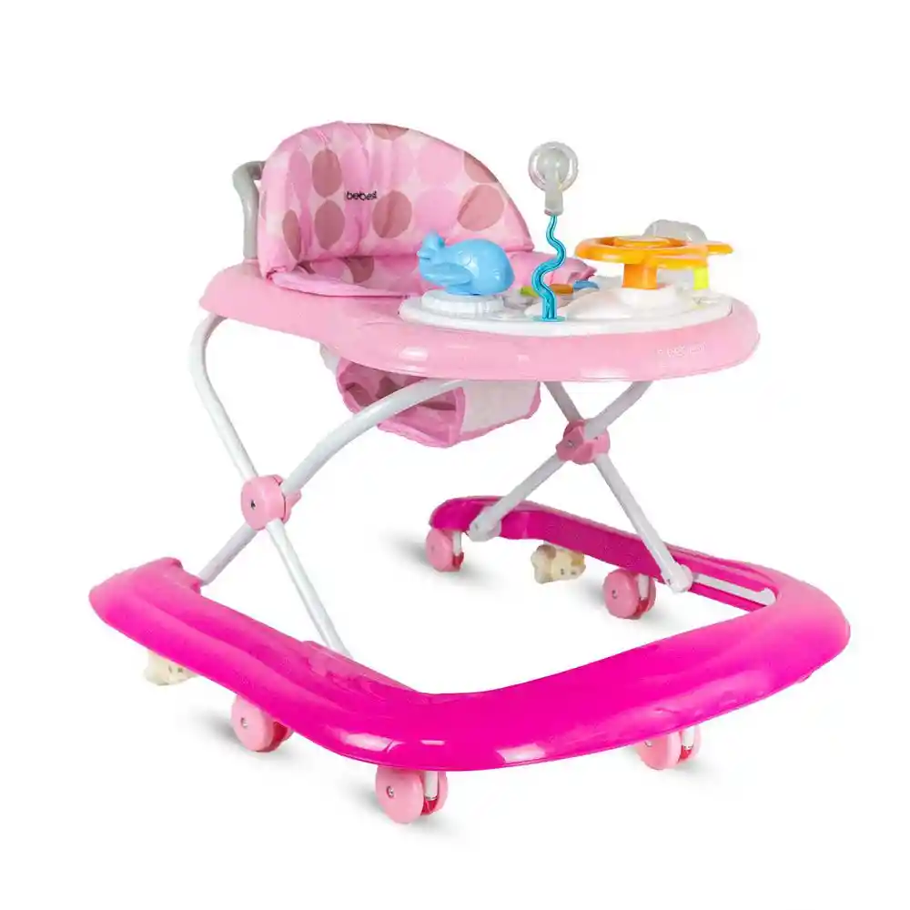 Caminador Para Bebe 2 En1 Baby Walker Girl Bebesit Rosado
