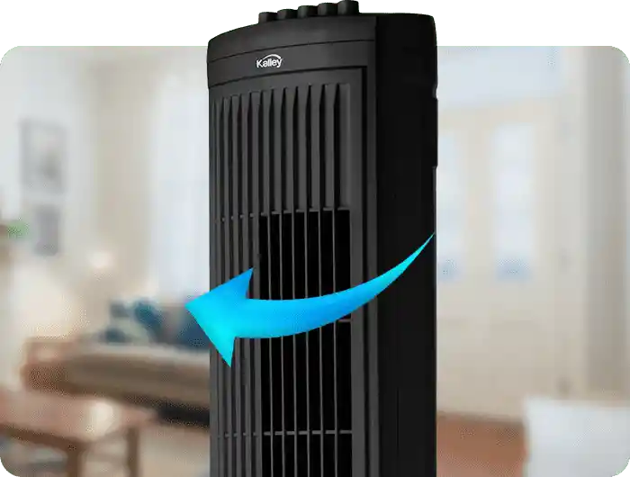 Kalley Ventilador Torre Negro