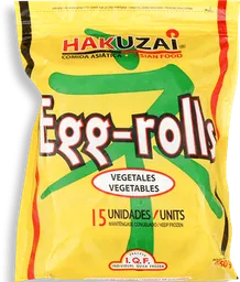 Hakuzal Egg Roll Rellenos con Vegetales