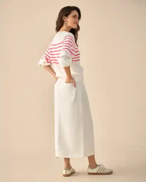 Falda Crudo Nevisca Claro Talla 4 641G005 Esprit