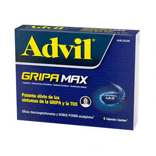 Advil Gripa Max Gripa y Tos  x 6 cap