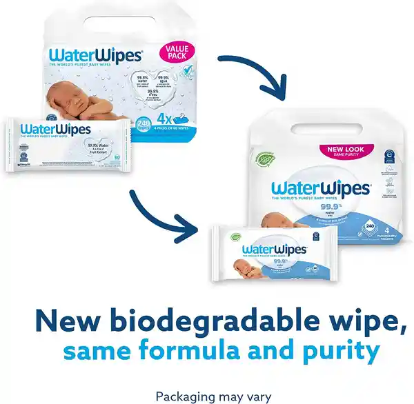 Waterwipes Toallita Húmeda Para Bebé