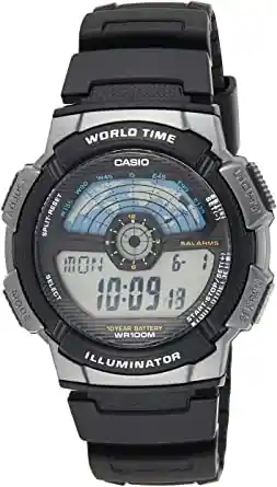Reloj Casio Ae-1100w-1b Negro Hombre Deportivo