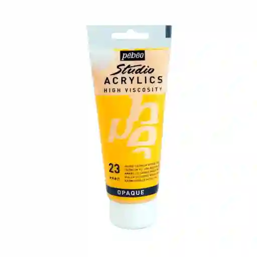 Pébéo Pintura Acrylic Studio Amarillo Cadmio Medio 100 mL