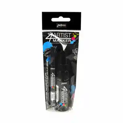 Pebeo Set Marcador Óleo 4Artist Negro 2 mm + 8 mm