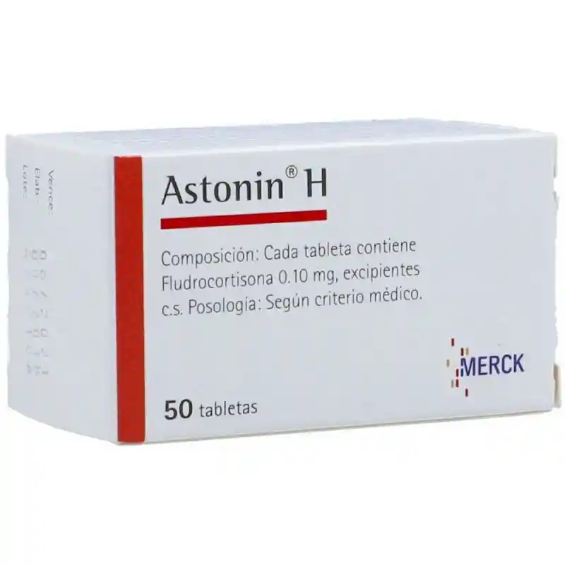 Astonin H Mineralocorticoide (0.10 mg) 50 Tabletas