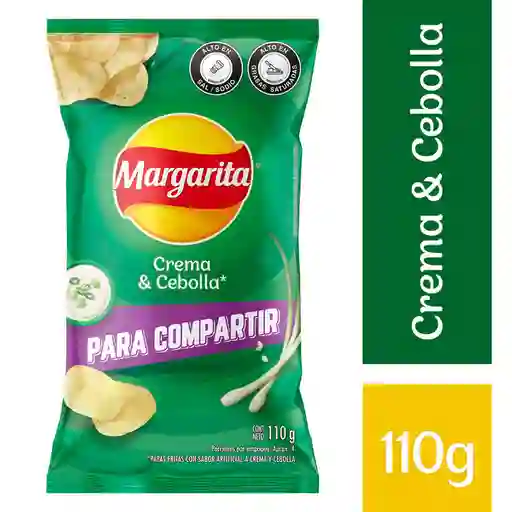 Margarita Papas Fritas Sabor Crema y Cebolla