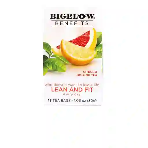 Bigelow té Benefits Oolong Citrus Lean