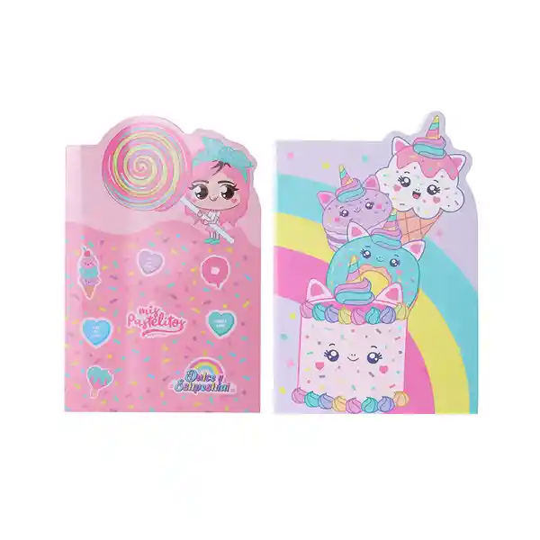 Set de Cuadernos Con Puntadas Serie Mis Pastelitos Miniso