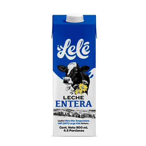 Leche Entera Uht Tetra - Lele 900 ml