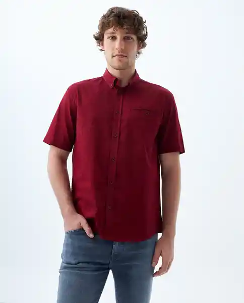 Camisa Hombre Rojo Talla M 819f004 Americanino