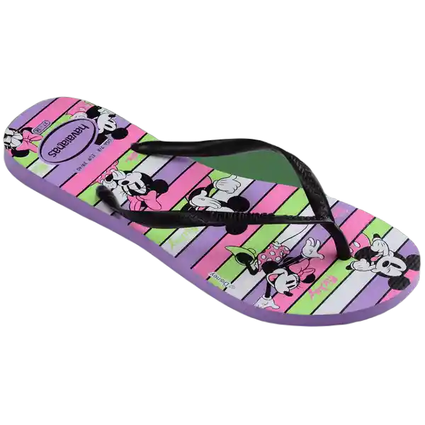 Sandalias Slim Disney Púrpura Prisma Talla 40 4141203 Havaianas